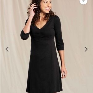 Toad & Co Rosalinda Dress Black NWT